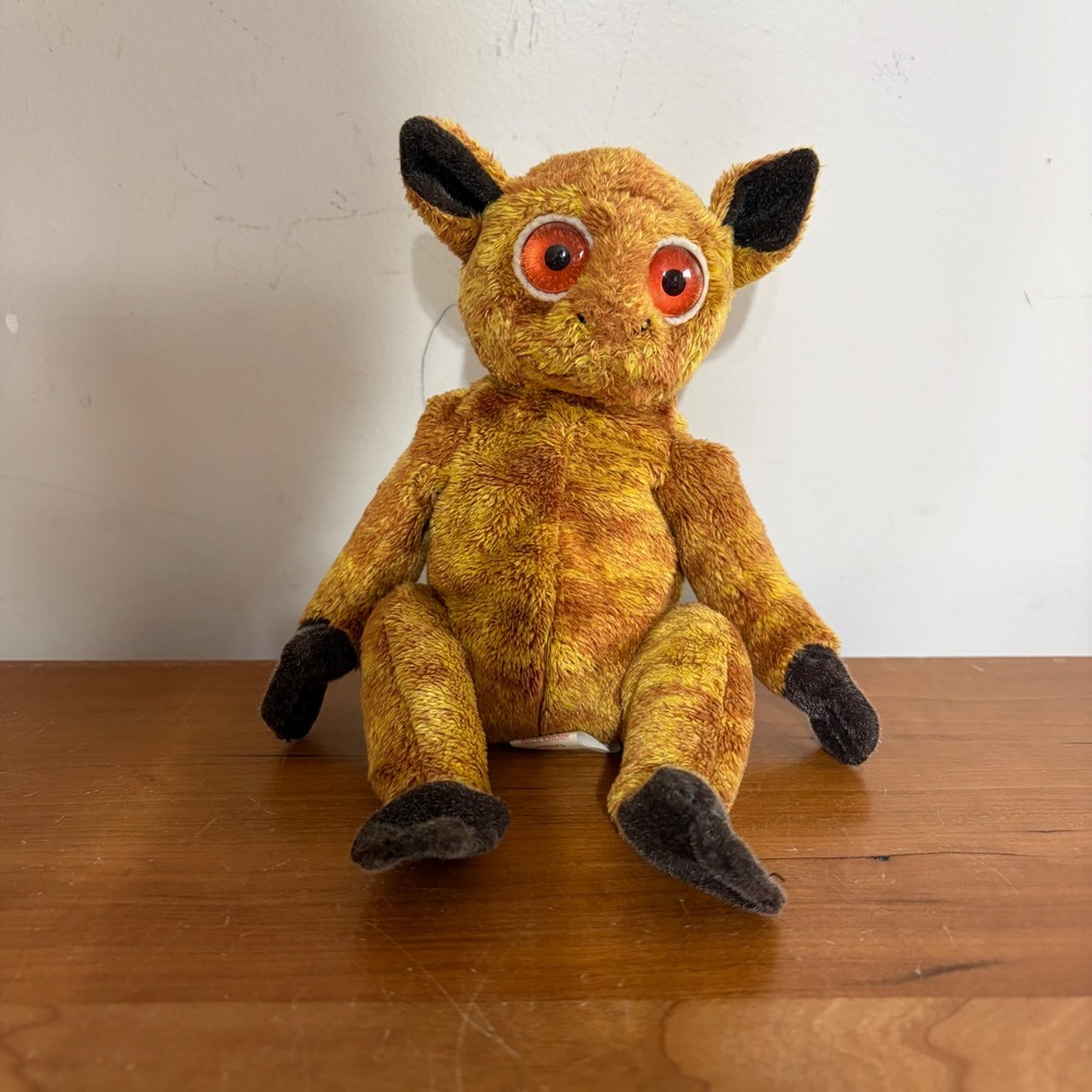 Ty Beanie Baby Gizmo the Tarsier Orange Brown Plush Stuffed Animal 2002 Vintage